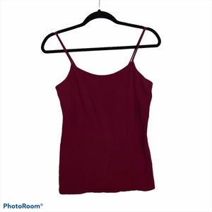 No Boundaries Women’s Maroon Cami Top